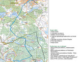 Fahrradstrecke von Kościerzyna ( Berent ) nach Wdzydze Kiszewskie